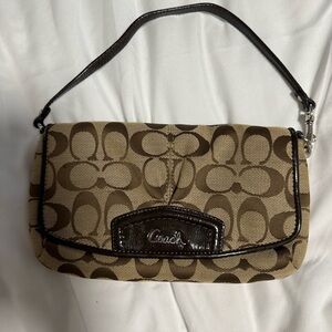 Coach Brown Signature mini shoulder Bag